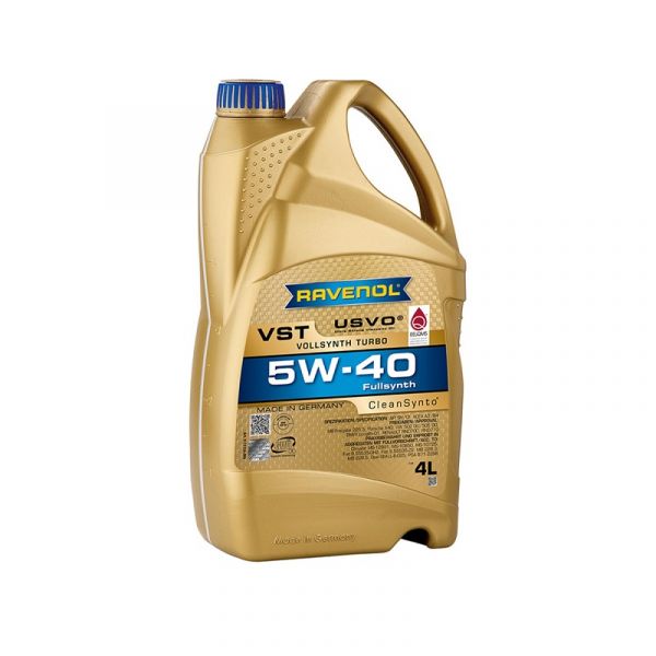 Масло моторное "Ravenol" VST 5W40 SN/CF A3/B4 (4 л) синт. /111113600401999/
