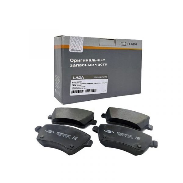 Колодки торм. перед. ВАЗ-Largus дв. 16 кл. (к-т 4 шт) (фирм. упак. ORIGINAL) /8450108101/