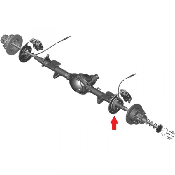 Механизм ручного тормоза ГАЗель NEXT прав. (диск. тормоза) (Sorl ГАЗ Оригинал) /A65R32.3507010/
