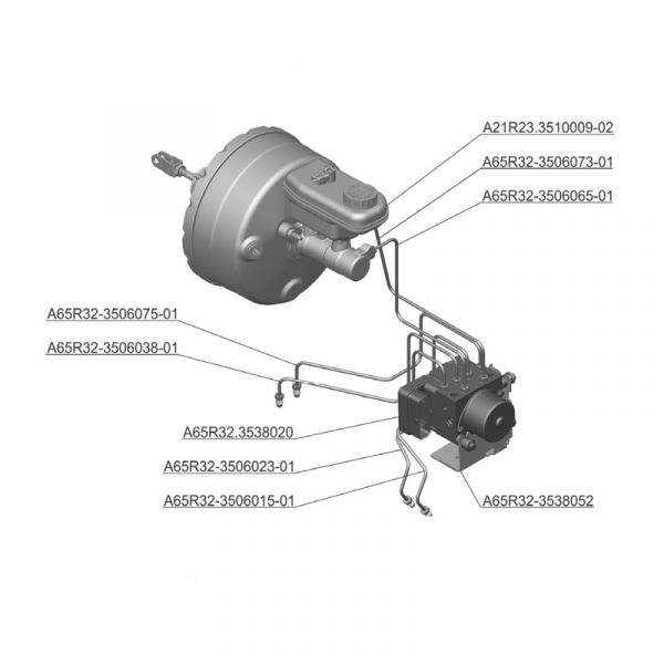 Гидроагрегат АБС ГАЗель NEXT (SORL) /А65R32.3538020/