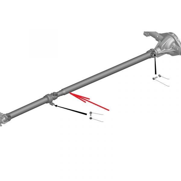 Вал карданный ГАЗель NEXT дв. Cummins ISF 2.8L (4,6 т., ЦМФ база 3 745 мм) (Тирсан Кардан  ГАЗ Оригинал) /С41R92.2200010-10/