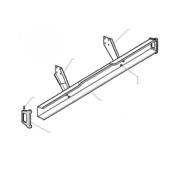 Брус заднего фонаря Валдай в сб. (ООО "Автомобильный завод "ГАЗ") /33104-2809009/