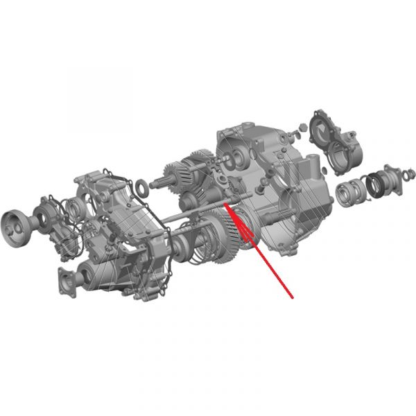 Шток промежуточный РК ГАЗель, Соболь 4WD с Евро-4 (ООО "НИЖЕГОРОДСКИЕ МОТОРЫ") /33027-1802152-10/