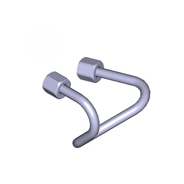 Трубка топливная к форсунке ГАЗон NEXT дв. ЯМЗ-534 ЕВРО-5 4-го цилиндра (ПАО "Автодизель"(ЯМЗ)) /53443.1112404/