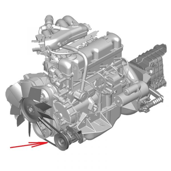 Ремень 750 (11*10) ГУР ГАЗель,ГАЗель NEXT,Соболь дв. УМЗ (Ярославль-Резинотехника ГАЗ Оригинал) /3302.3407072/