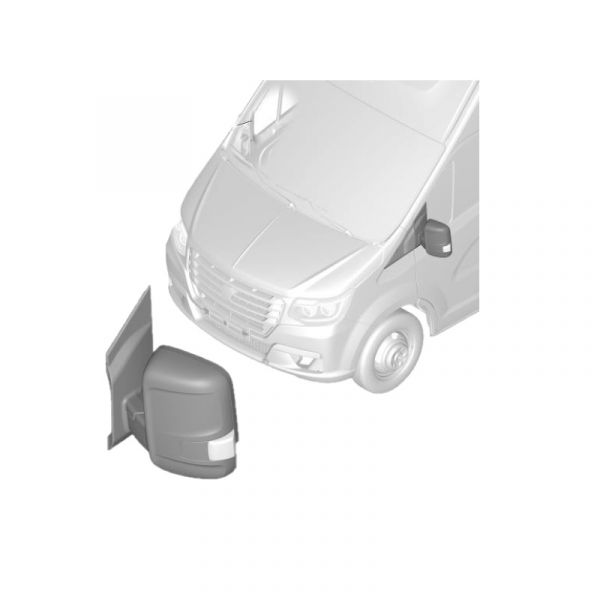 Зеркало ГАЗель NN левое с мех.приводом (FEKA Automotive d.o.o. Cuprija) /А31R33.8201021/