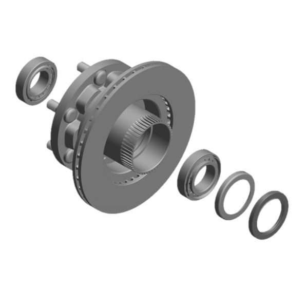 Ступица перед. ГАЗель 4WD под АБС в сб. (ПАО "ГАЗ") /32217-3103010/