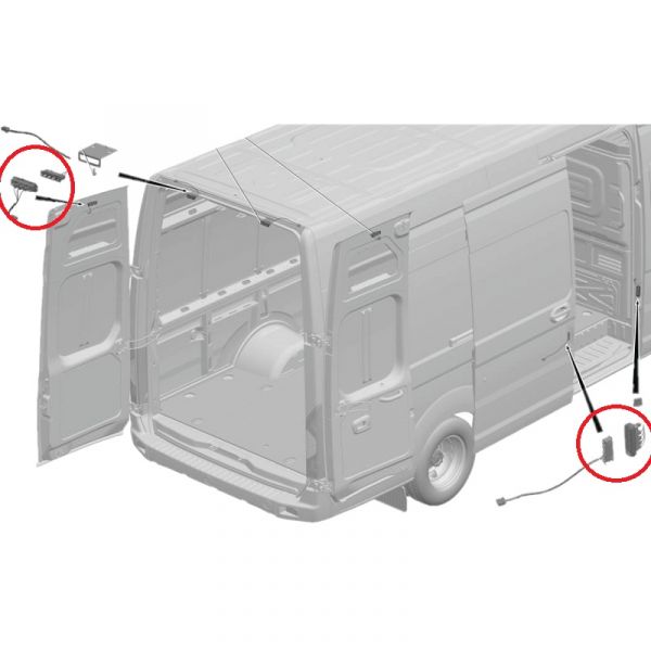 Контактная группа задн. двери с чехлом ГАЗель NEXT-3123 (5 контактов) (ООО "Автоэлектроконтакт новые технологии") /А31R23.3723205-11/