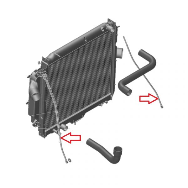 Тяга крепления радиатора охлаждения ГАЗон NEXT дв. ЯМЗ-534 (ПАО "ГАЗ") /С41R11-1302035-10/