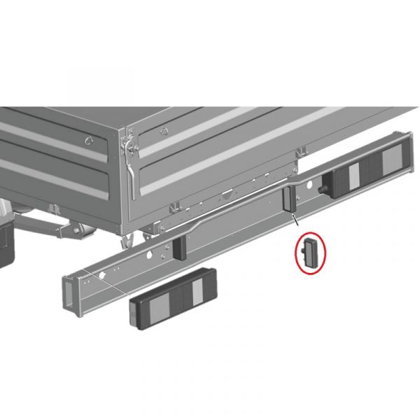 Фонарь освещения ном. знака ГАЗель NEXT светодиодный (ООО "Евросвет" ГАЗ Оригинал) /А21R23.3717010-01/