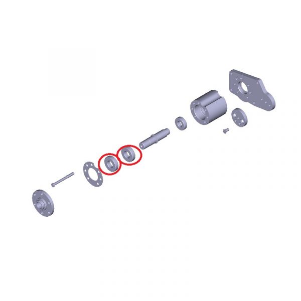 Подшипник 180206 опоры вентилятора ГАЗон NEXT дв. ЯМЗ-534 (ПАО "Автодизель"(ЯМЗ)) /8.9061/
