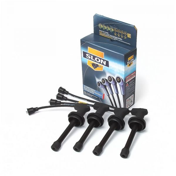 Провода выс. напряж. дв. 405,406 (силикон) с наконеч. (ООО "СЛОН-АВТО") /4062.3707244-10/