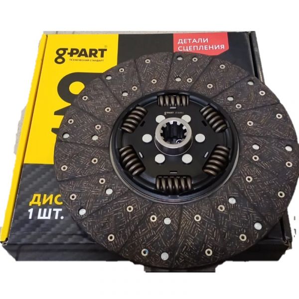 Диск сцепления дв. ЯМЗ-534 (WUHU HEFENG CLUTCH CO, LTD, Китай  G-Part) /GP.10690012/