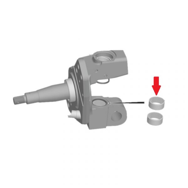 Подшипник кулака поворотного ГАЗон NEXT (10 т.) игольчатый (Аналог) /НN4020/
