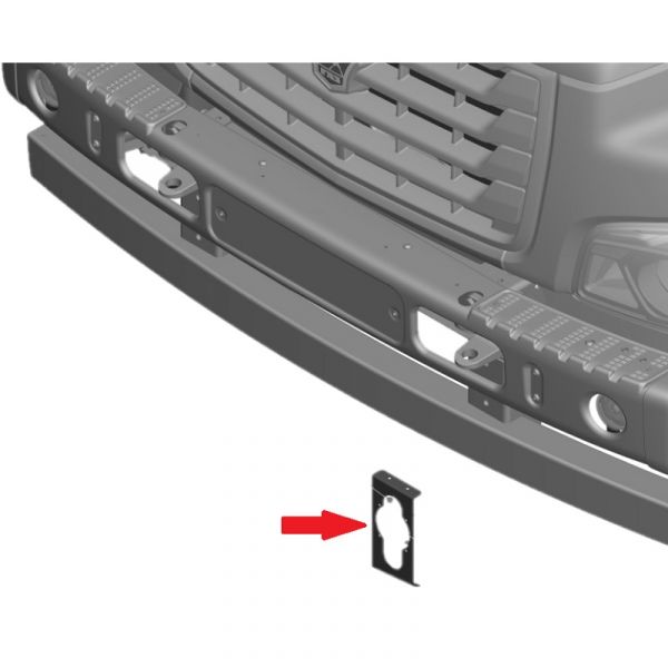 Кронштейн п/туманной фары ГАЗон NEXT левый (ООО "Автомобильный завод "ГАЗ") /С41R11-3743117/