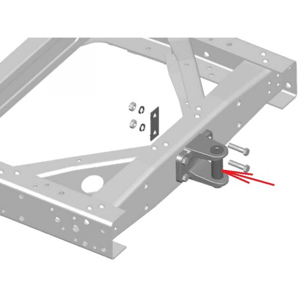 Шкворень буксирный ГАЗон NEXT (ПАО "ГАЗ" ГАЗ Оригинал) /3310-2806032-10/