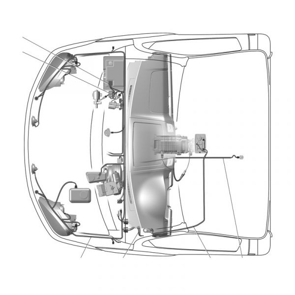 Автопроводка жгут ГАЗель бизнес дв. УМЗ-4216 мотор. отсека (модиф. 2010 г. ЕВРО-3) (ООО "Автокомплект"  ГАЗ Оригинал) /2705.3724012/