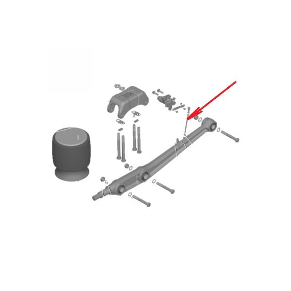 Тяга датчика положения кузова ГАЗон NEXT (10 т.) (ПАО "ГАЗ") /С40R13-2925044/