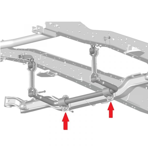 Скоба подушки штанги перед. стабилизатра ГАЗон NEXT (ПАО "ГАЗ") /320425-2906048/