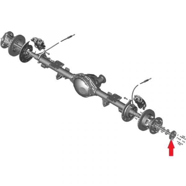 Полуось Соболь NN (ПАО "ГАЗ" Оригинал) /А32R32-2403070/