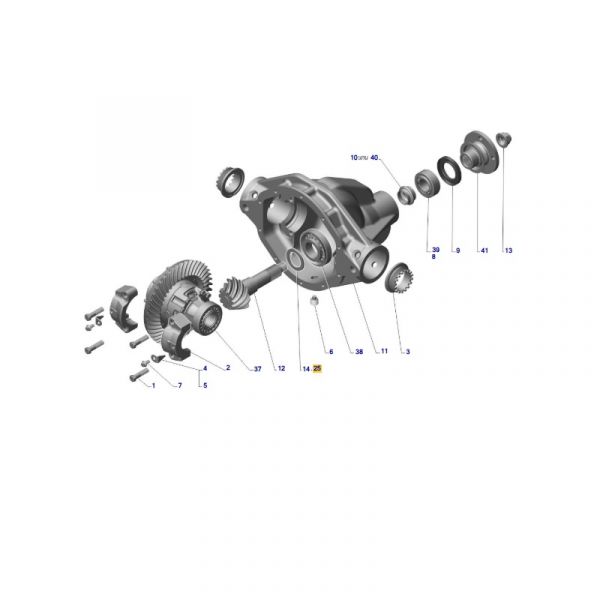 Кольцо регулировочное (3,09 мм) ГАЗель NEXT РЗМ (4.6 т.) (ПАО "ГАЗ" Оригинал) /С41R92-2402090/