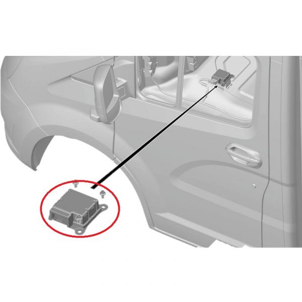 Блок управления системой подушек безопасности (ООО "ДЖОЙСОН СЕЙФТИ СИСТЕМС РУС", Ульяновск  ГАЗ) /А21R23.3763110/