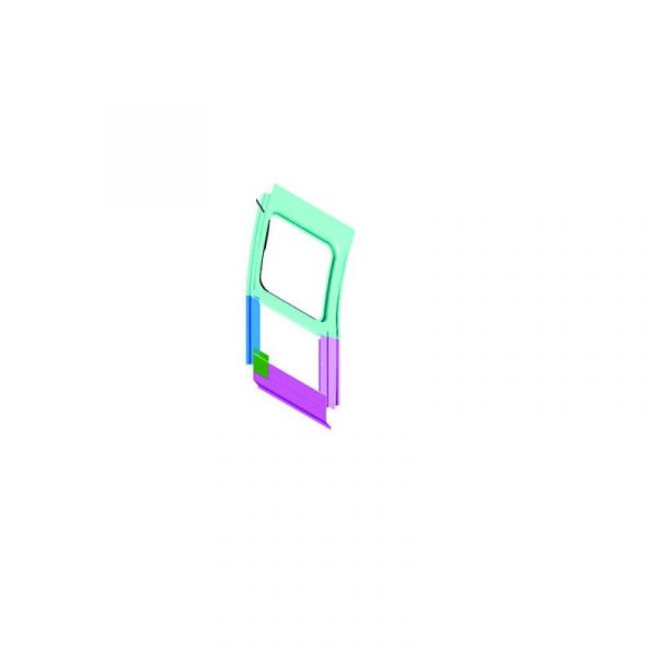 Панель боковины ГАЗель-33023 внутр. прав. (ООО "Автомобильный завод "ГАЗ") /33023-5401050/