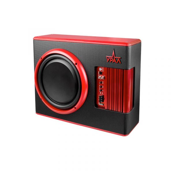 Сабвуфер корпусной активный 12" (30см) 300Вт черный (URAL) /АС-У12А/