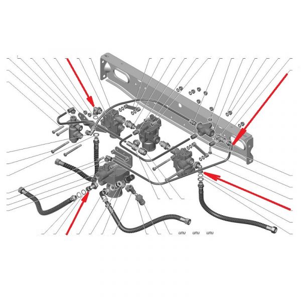 Фитинг уголовой торм. трубки ГАЗон NEXT (ООО Камоцци Пневматика, г. Москва) /.D2022М16Х1.5-М22Х1.5/