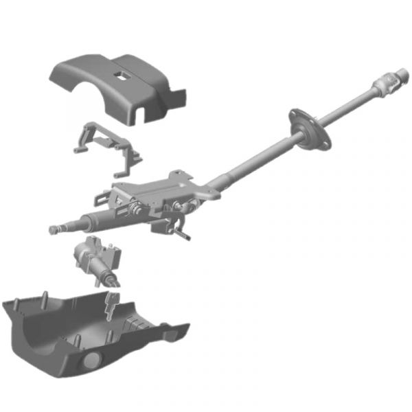 Кожух рулевой колонки ГАЗель бизнес 3221 нижний (ОАО "Сосновскагропромтехника"  ГАЗ) /3221-3401108/