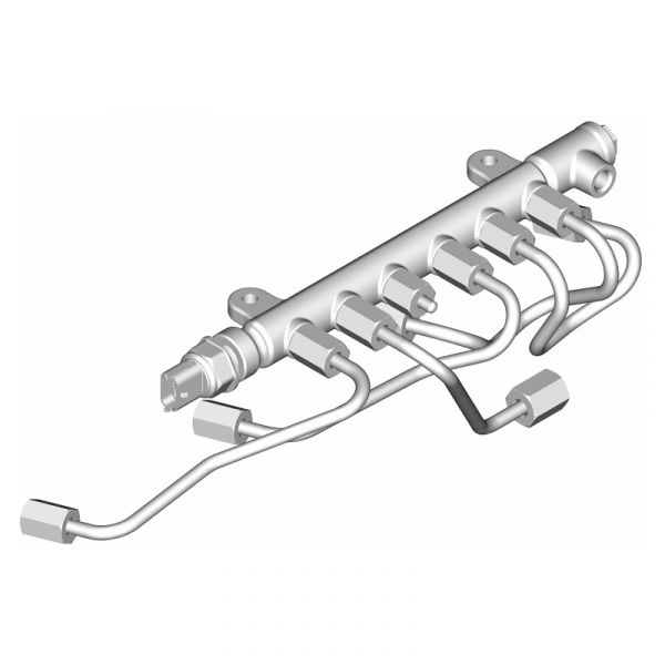 Комплект деталей для замены рампы Bosch 53443.1112303 на рампу BYC (ПАО "Автодизель" (ЯМЗ)) /5340.3906007-10/