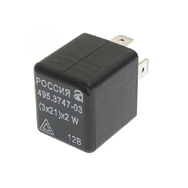 Реле поворотов ГАЗель бизнес 3-х конт. (ОАО "АВАР" ГАЗ Оригинал) /495.3747-03/