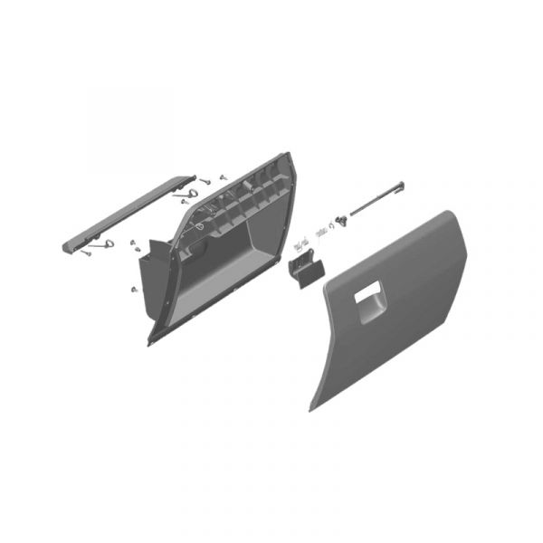 Ящик вещевой (бардачок) ГАЗель бизнес (панель NEXT) (ООО "Автомобильный завод "ГАЗ") /3221-5303012/