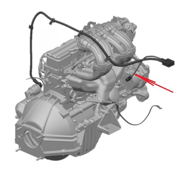 Провод к генератору ГАЗель NEXT дв. А274 Evotech (ООО "Арзамасское ПО Автопровод"  ГАЗ) /А21R23.3724377-10/