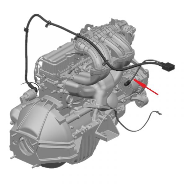 Провод к генератору ГАЗель NEXT дв. А274 Evotech (ООО "Арзамасское ПО Автопровод"  ГАЗ) /А21R23.3724377-30/
