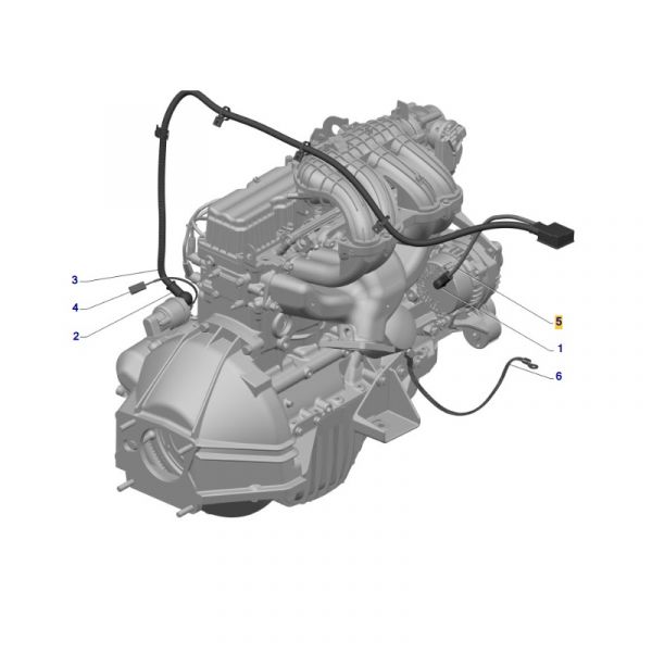 Провод к генератору ГАЗель NEXT дв. А274 Evotech (ООО "Арзамасское ПО Автопровод"  ГАЗ Оригинал) /А21R23.3724377-40/