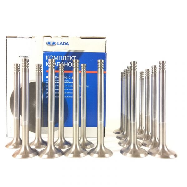 Клапан впускной/выпуской ВАЗ-2110,2170 (16 кл) (фирм. упак. ORIGINAL) (к-т 16 шт.) /2112-1007010-86/