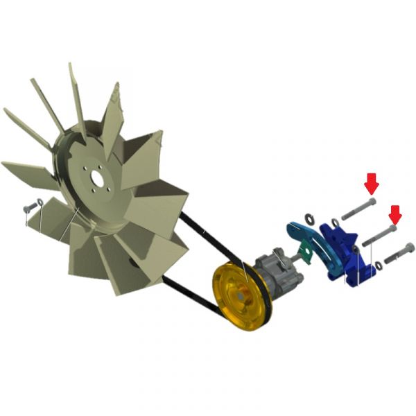 Болт м 8х70 крепления насоса ГУР дв. УМЗ (ООО"Нижегородский центр крепежа") /290036-71/