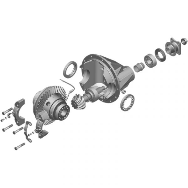 Редуктор заднего моста ГАЗель, Соболь (41/9) (блок.дифф.) (ПАО "ГАЗ"  Оригинал) /27527-2402010/