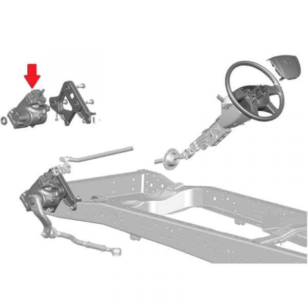 Механизм рулевой ГАЗон NEXT (Hema Exim Ticaret A.S.  ГАЗ Оригинал) /С41R11.3400014-20/