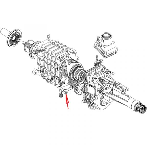 Штифт центрирующий картеров коробки передач КПП-5 ГАЗель, Волга (ООО "НИЖЕГОРОДСКИЕ МОТОРЫ") /3105-1701029/