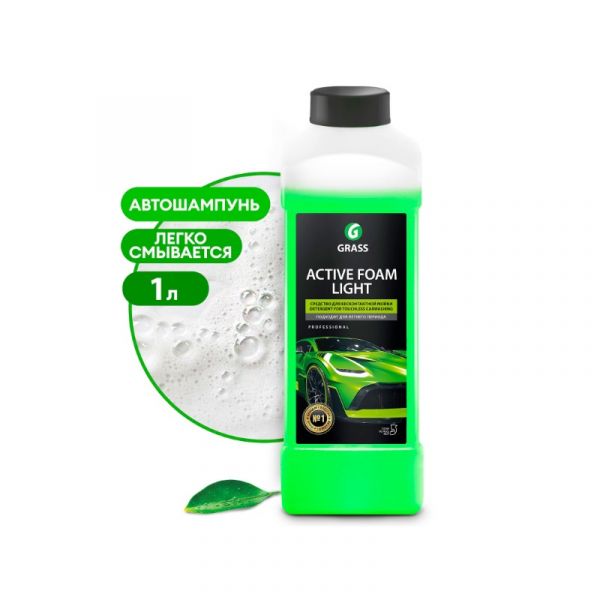Моющее средство "Active Foam Light" (канистра 1 л) (GRASS) /132100/