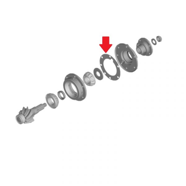 Прокладка муфты подшипниов РЗМ ГАЗон NEXT (ООО "ВАТИ-АВТО"  ГАЗ) /С41R11-2402035/