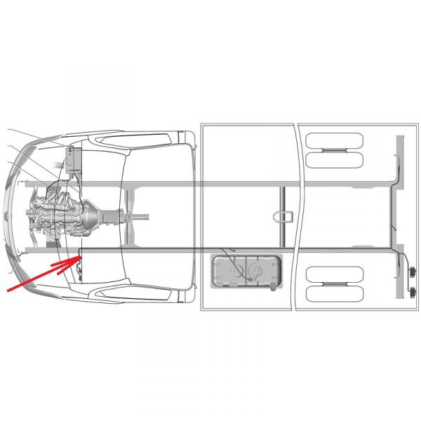 Автопроводка жгут по раме ГАЗ (ООО "Арзамасское ПО Автопровод"  ГАЗ) /3302.3724030-100/