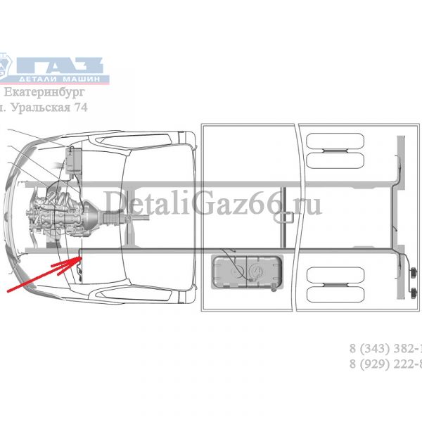 Автопроводка жгут по раме ГАЗ (ООО "Арзамасское ПО Автопровод"  ГАЗ) /3302.3724030-100/