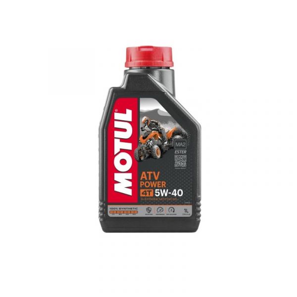 Масло моторное "MOTUL" ATV Power 4T 5W40 (1 л) синт. /105897/