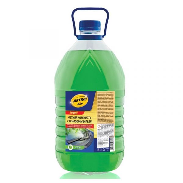 Жидкость стеклоомывающая летняя (готовая) (- 5 л.) яблоко (ASTROHIM) /ac425/