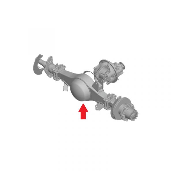 Картер заднего моста ГАЗон NEXT (10 т.) (ПАО "ГАЗ" Оригинал) /С40R13-2401005/