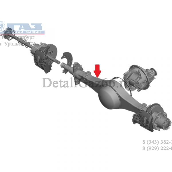 Картер заднего моста ГАЗон NEXT (ПАО "ГАЗ") /С41R11-2401005/