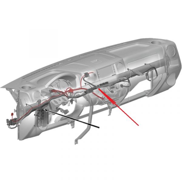 Автопровдка жгут ГАЗон NEXT панели приборов (с опцией горный тормоз) (ООО "Арзамасское ПО Автопровод"  ГАЗ) /С41R13.3724229-41/